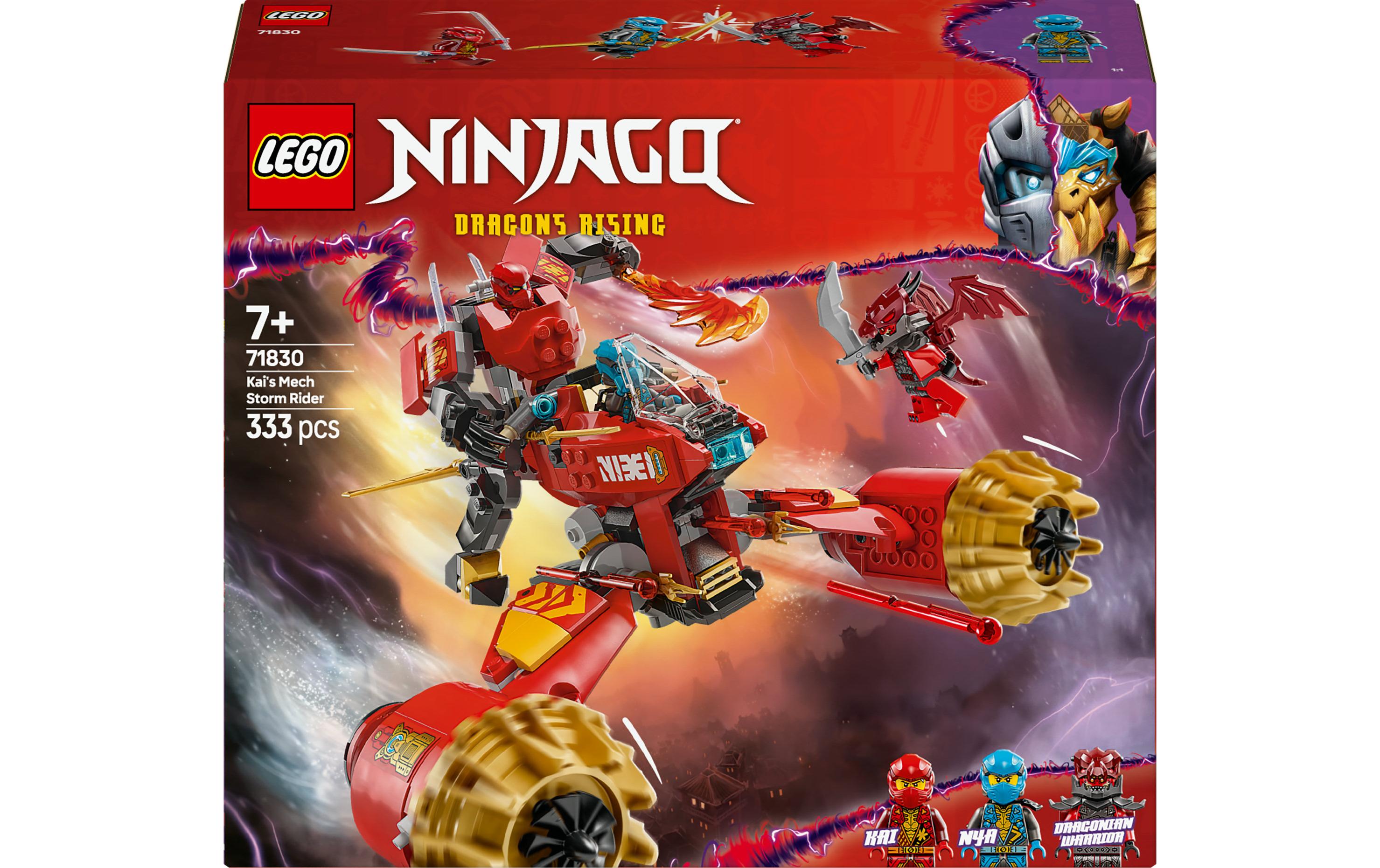 Ninjago Kais Sturmreiter-Mech 71830Set mit Ninja-Kombi-Mech und 3 Minifiguren