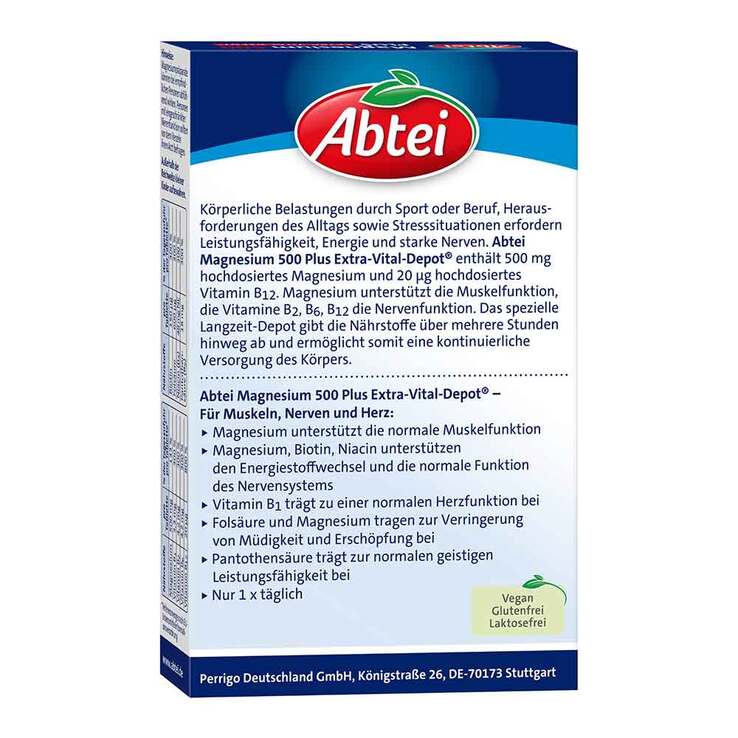 Abtei Magnesium 500 Plus Tabletten, 42 St