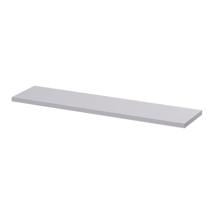 Étagère murale modulable 10 tablettes et 6 échelles effet argenté GoodHome Rigga H. 129 x L. 140 x P. 19 cm