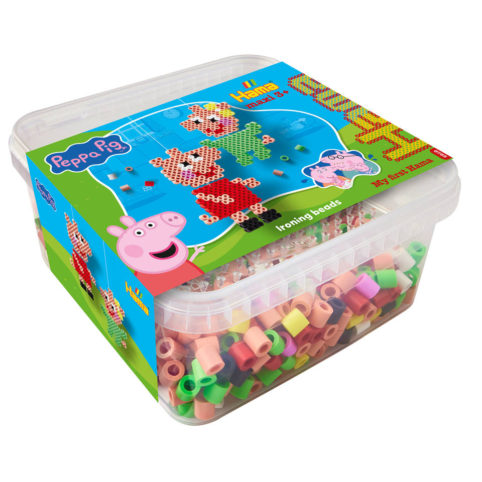 Hama strijkkralen Peppa Pig Maxi Beads set 900-delig