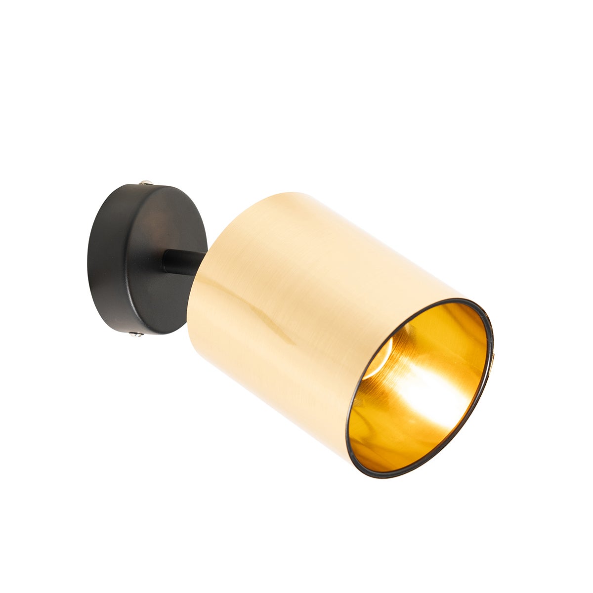 Moderne zwarte stippen met goud - Lofty