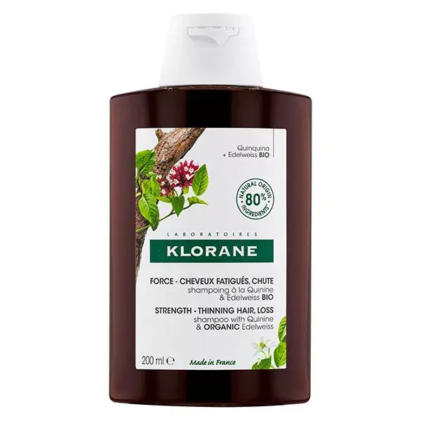 Shampoo Fortificante Klorane Quinine Edelweiss 200ml