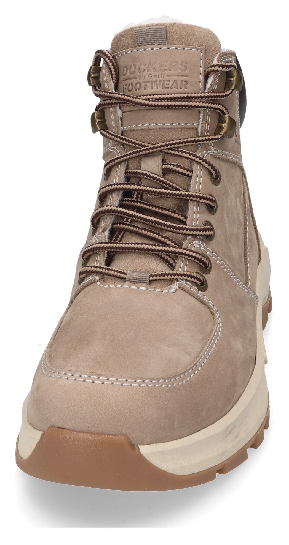 Dockers by Gerli Winterstiefel  High Top Sneaker, Schnürboots mit weich gepolstertem Schaftrand