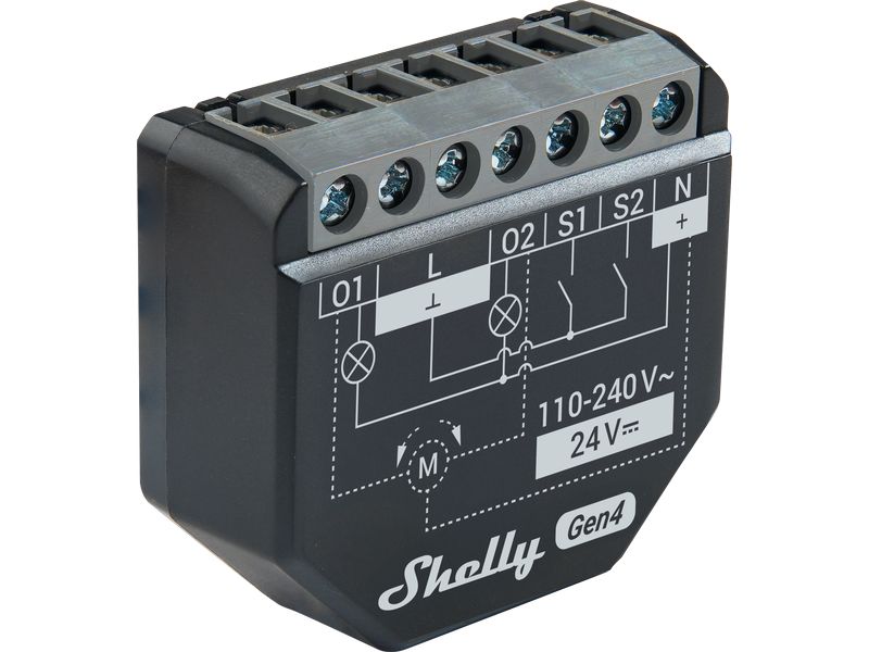 Shelly 2PM Gen4 WiFi-Switch Matter WLAN Schalt-Messaktor