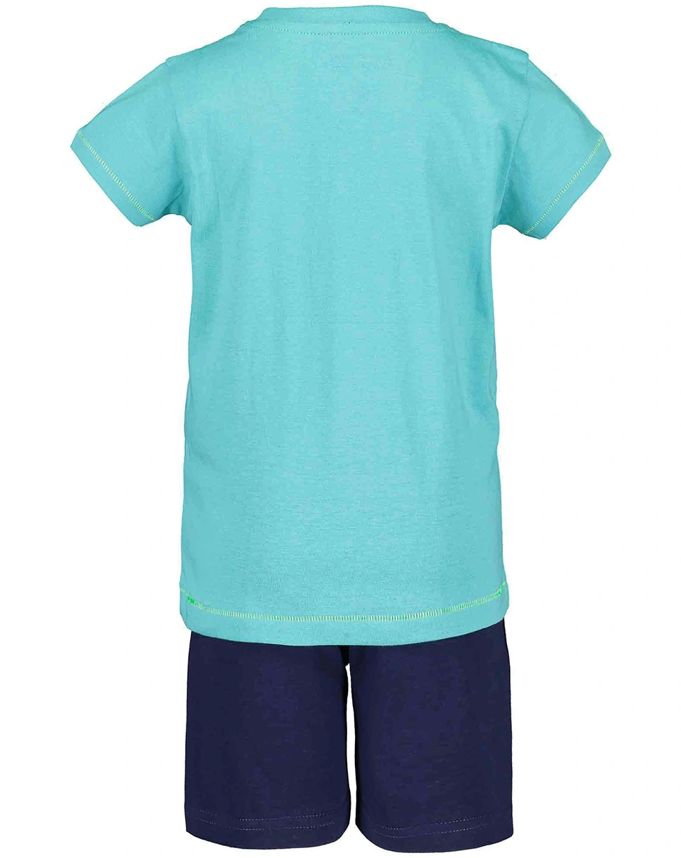T-Shirt SUNNY BEACH 2-teilig in lagune