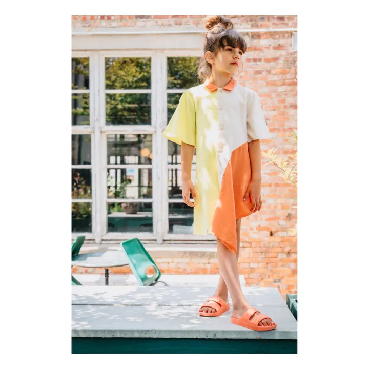 Bonnie & The Gang Robe T-shirt Willa Coton Bio | Jaune