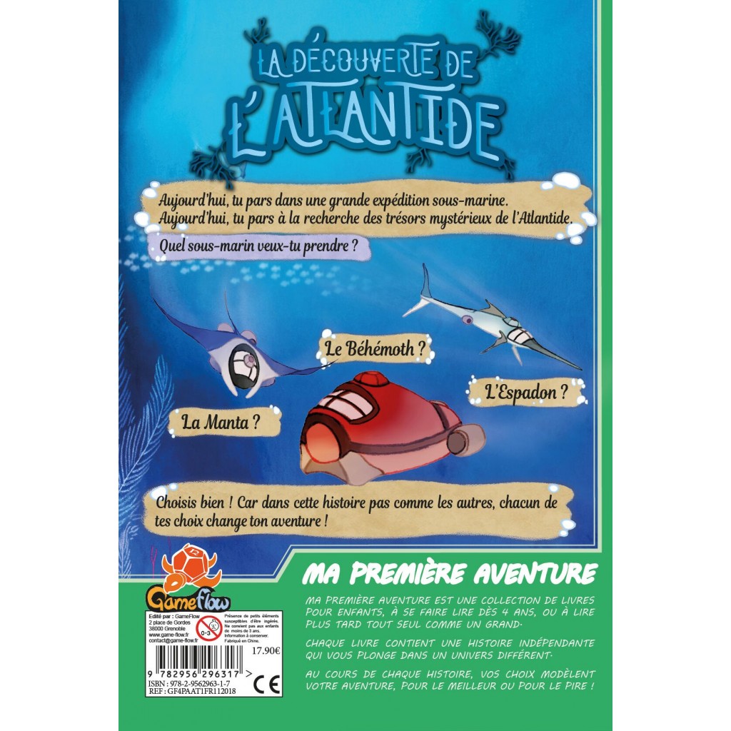 Ma Première Aventure - La Découverte de l'Atlantide Version Longue