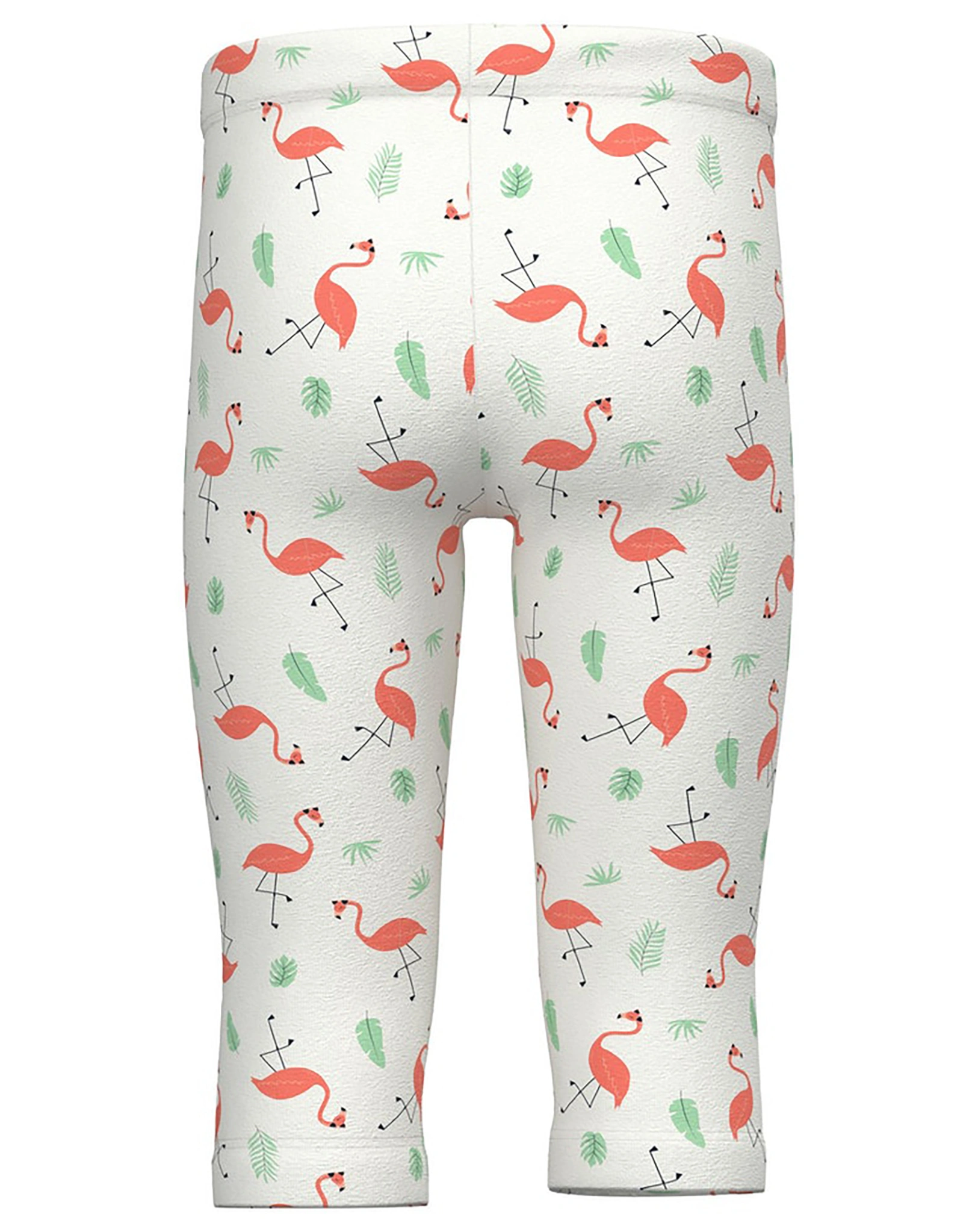 Capri-Leggings NMFVIVIAN - FLAMINGO in bright white