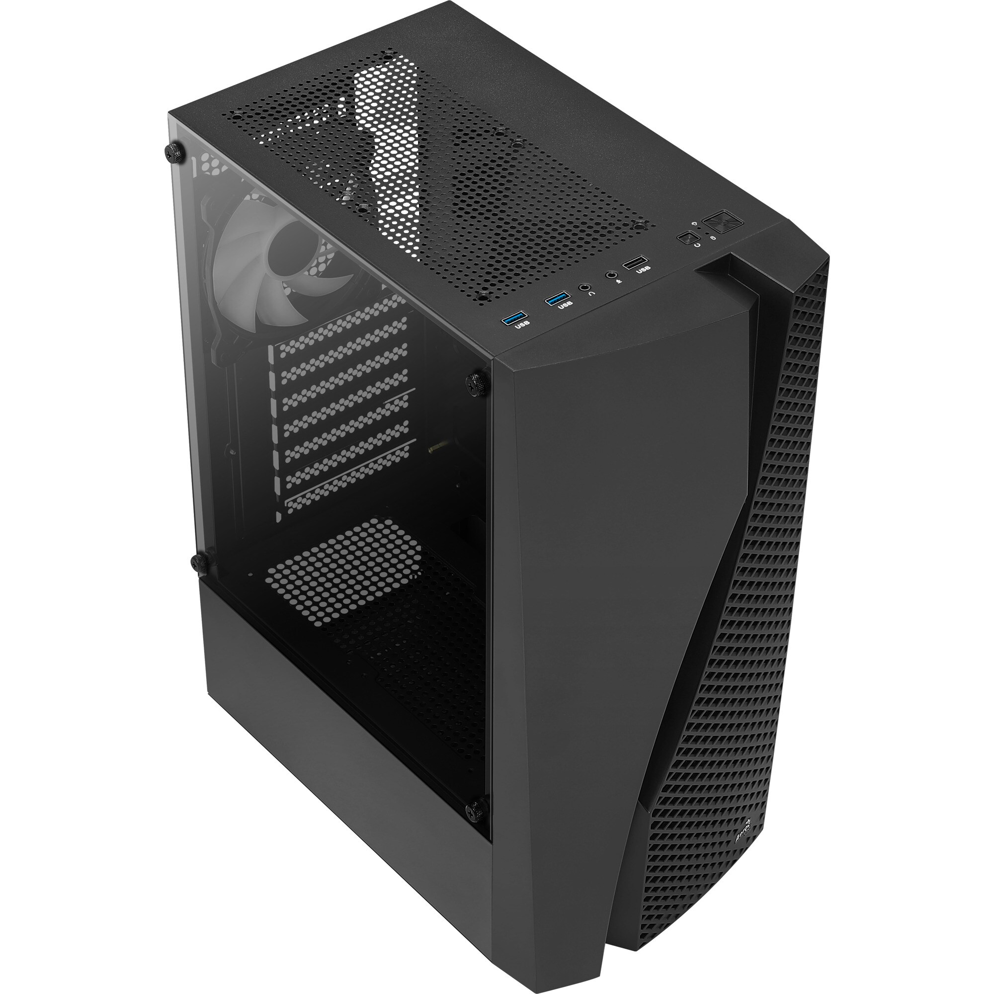 Aerocool Tower-Gehäuse Wave-G-BK-v3