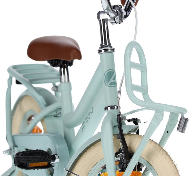 AMIGO - Bella - Kinderfiets - Groen - 12 Inch - Terugtraprem