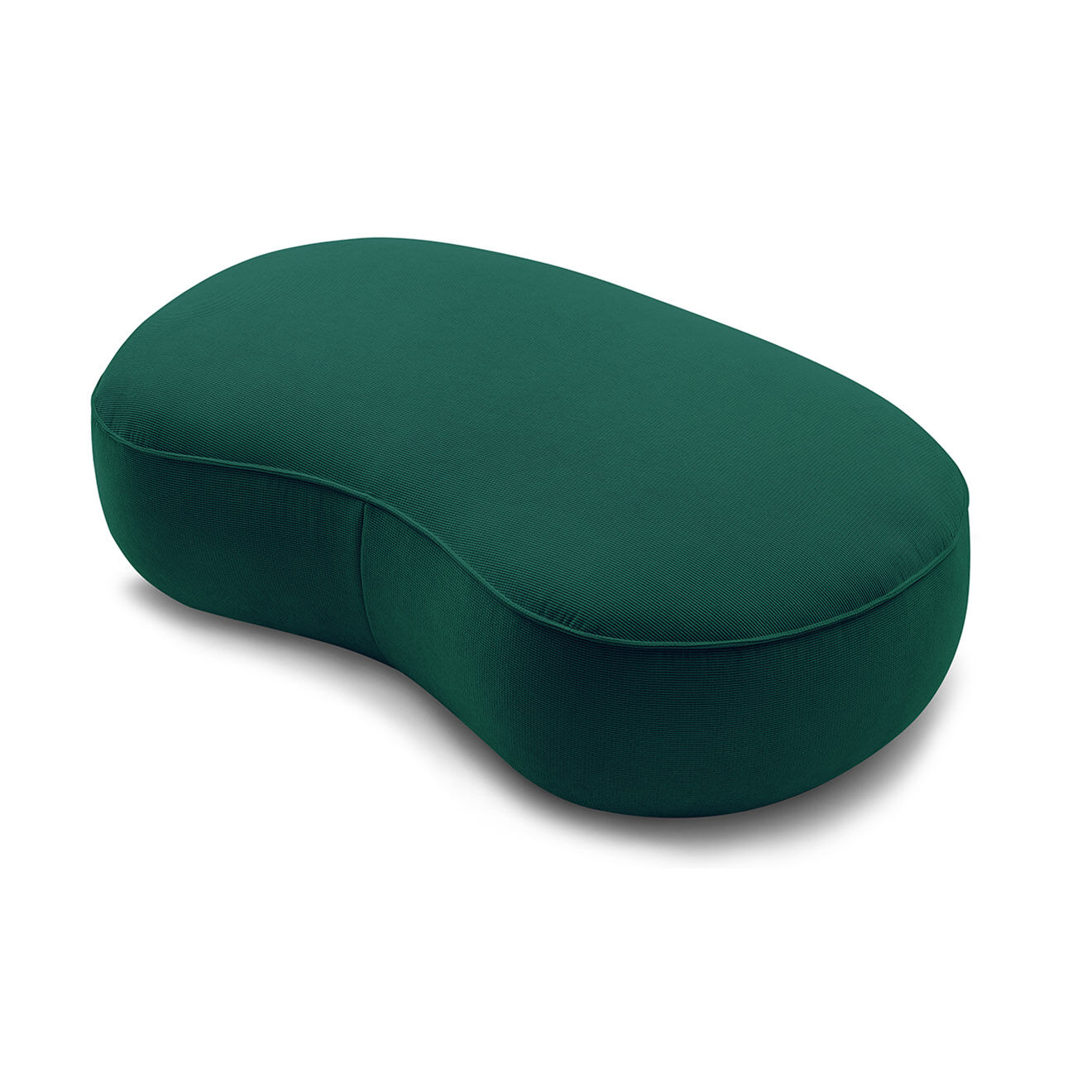 Bobochic Pouf Saint-Germain tissu texturé vert - 147x90x47 cm