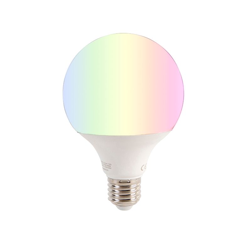 Smart E27 dimbare LED lamp G95 11W 900 lm 2200-4000K RGB
