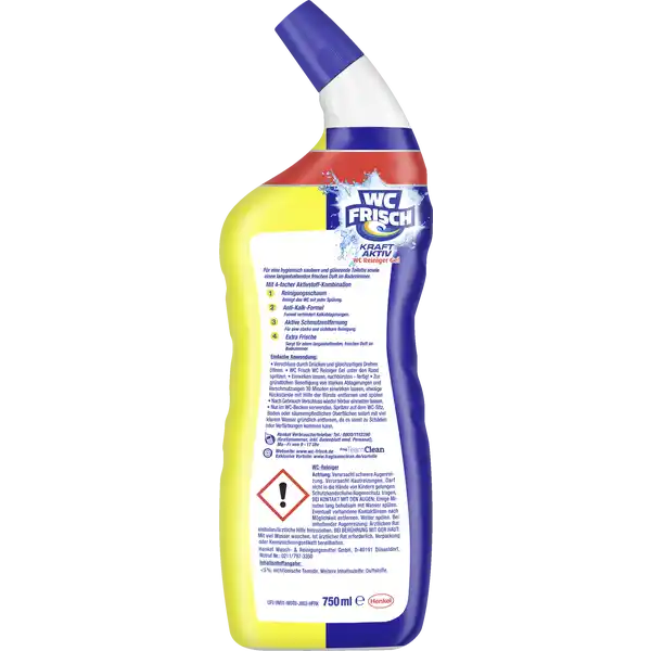Kraft Aktiv WC Reiniger Gel Lemon