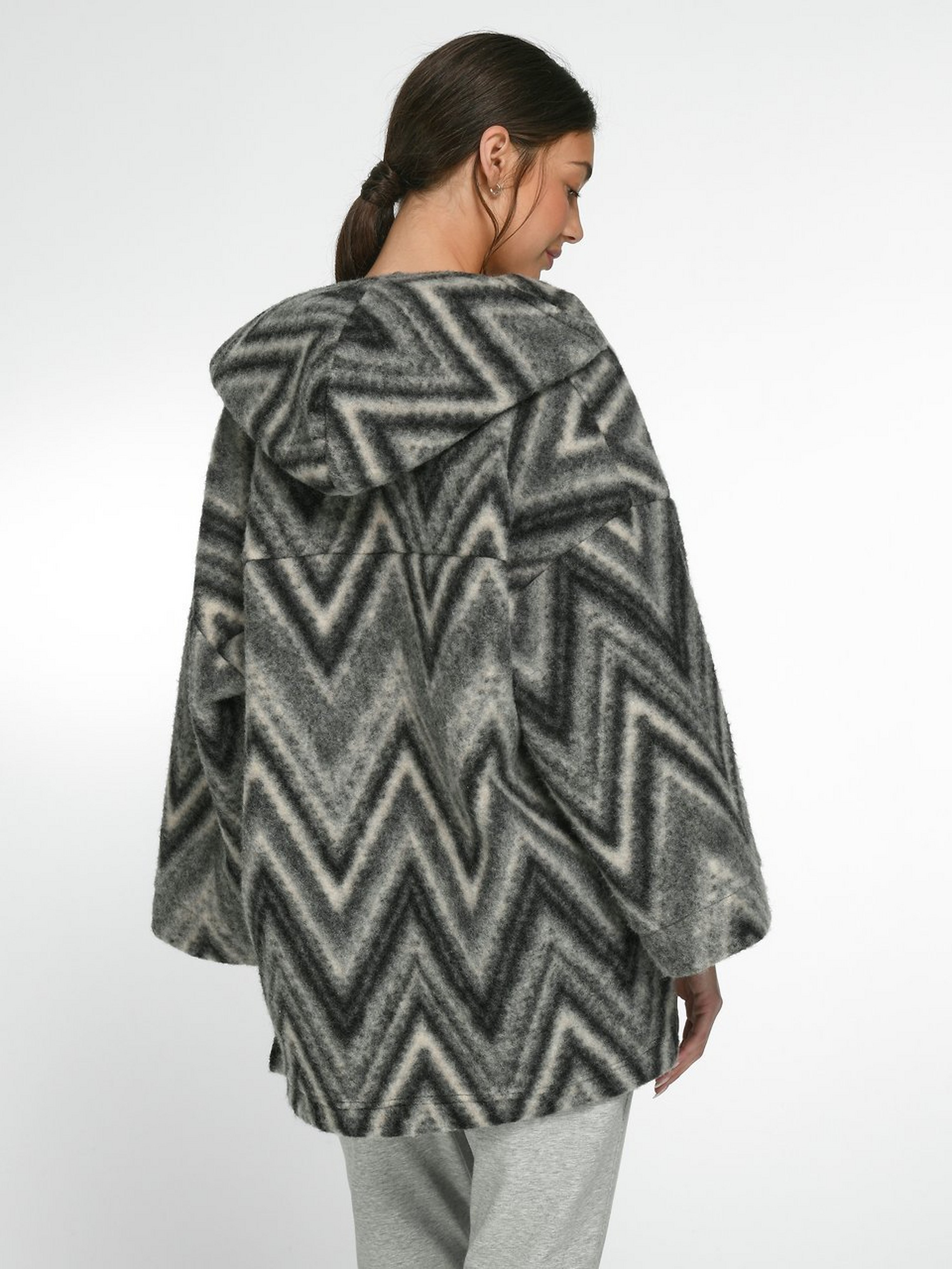 Poncho mit Kapuze