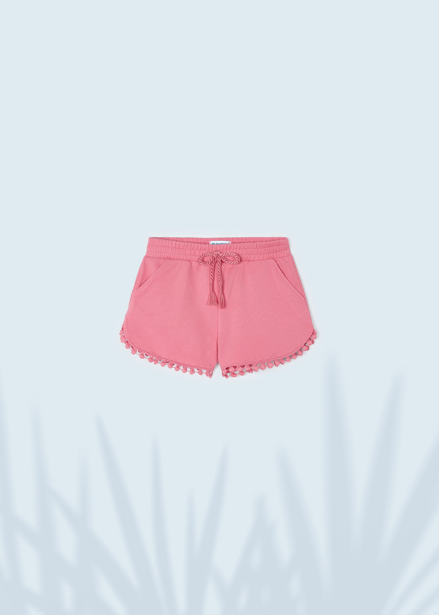 Calções de algodão sustentável para meninas