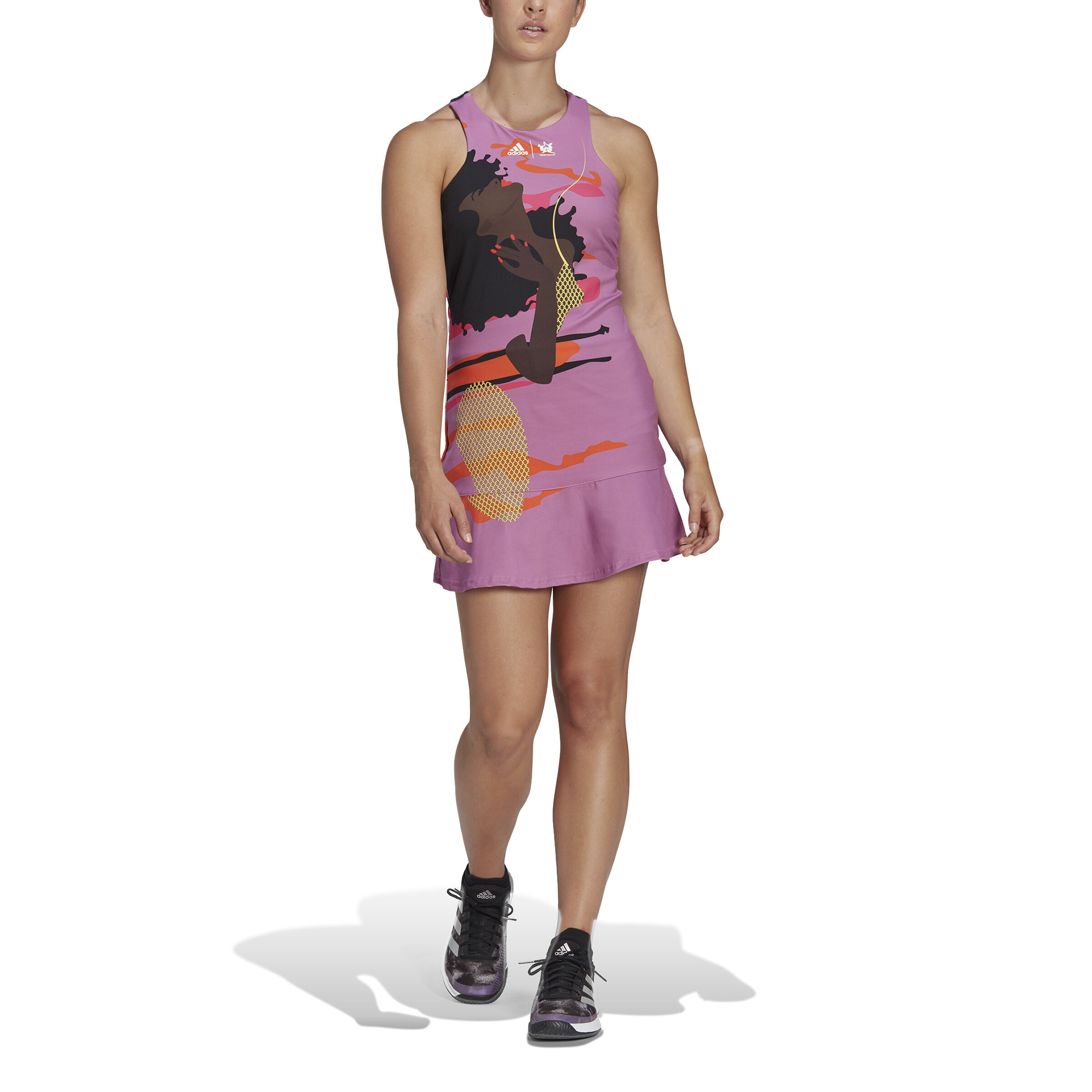 adidas New York Y Robe Femmes - Lilas , Multicouleur