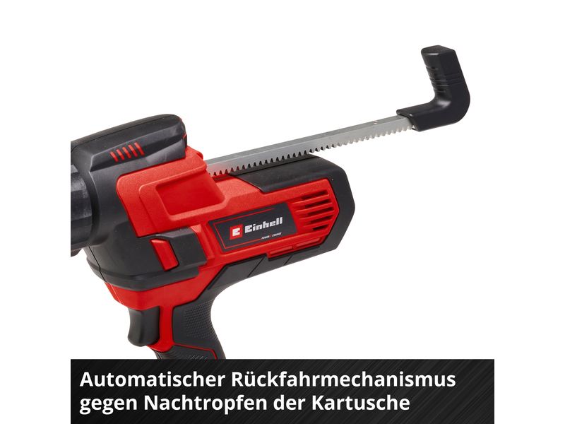 Einhell Akku-Kartuschenpistole TE-SG 18/10 Li Die ideale Ergänzung für Reparaturen und Renovierungsarbeiten