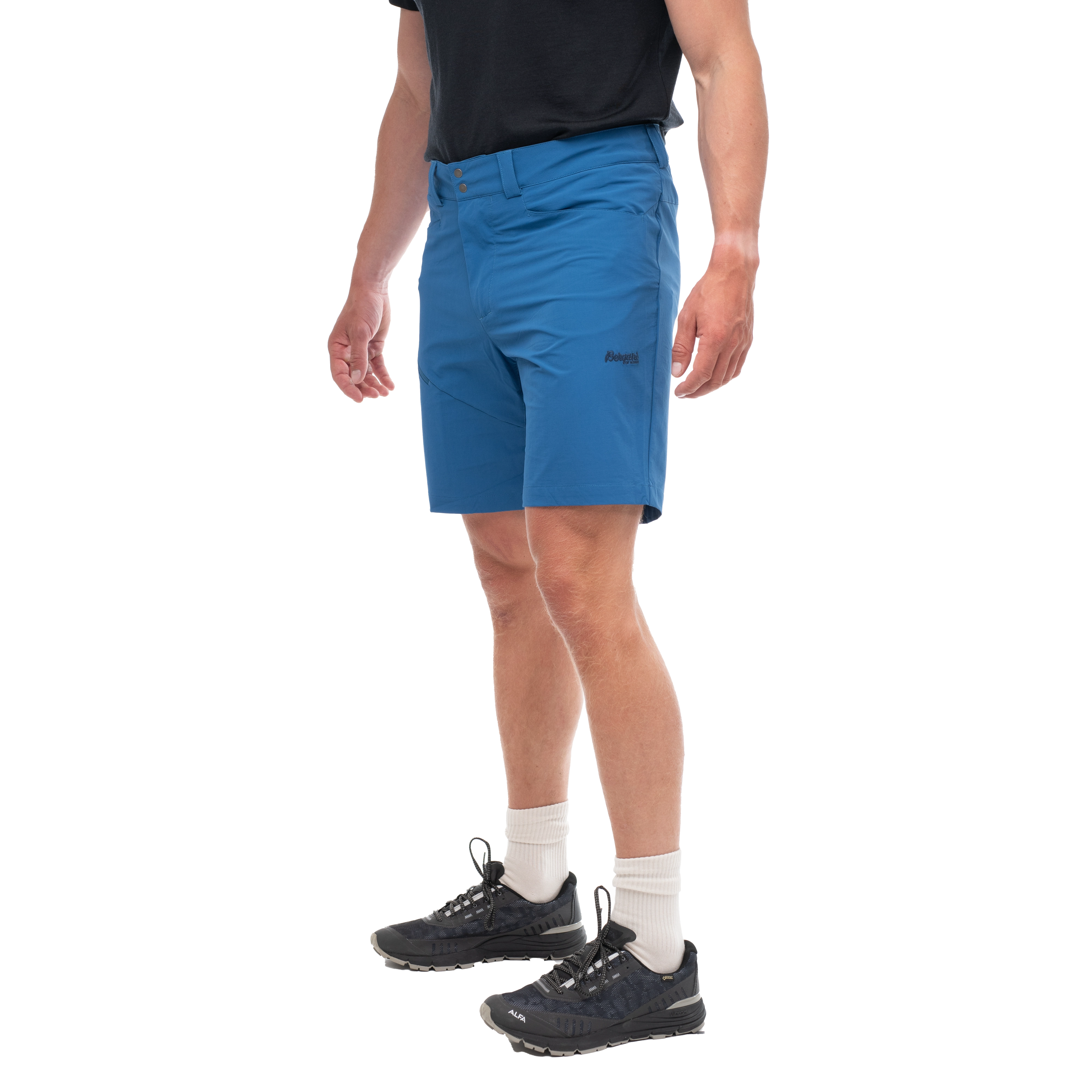 Vandre Light Softshell Shorts Men North Sea Blue