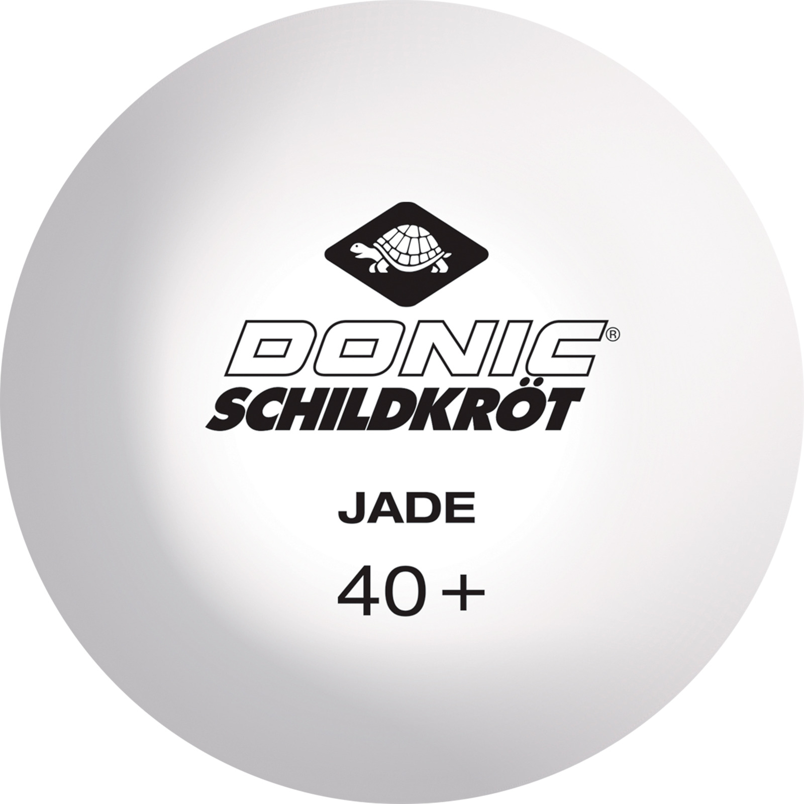 Donic-Schildkröt Tischtennisball Jade Poly 40+, 6 Stück