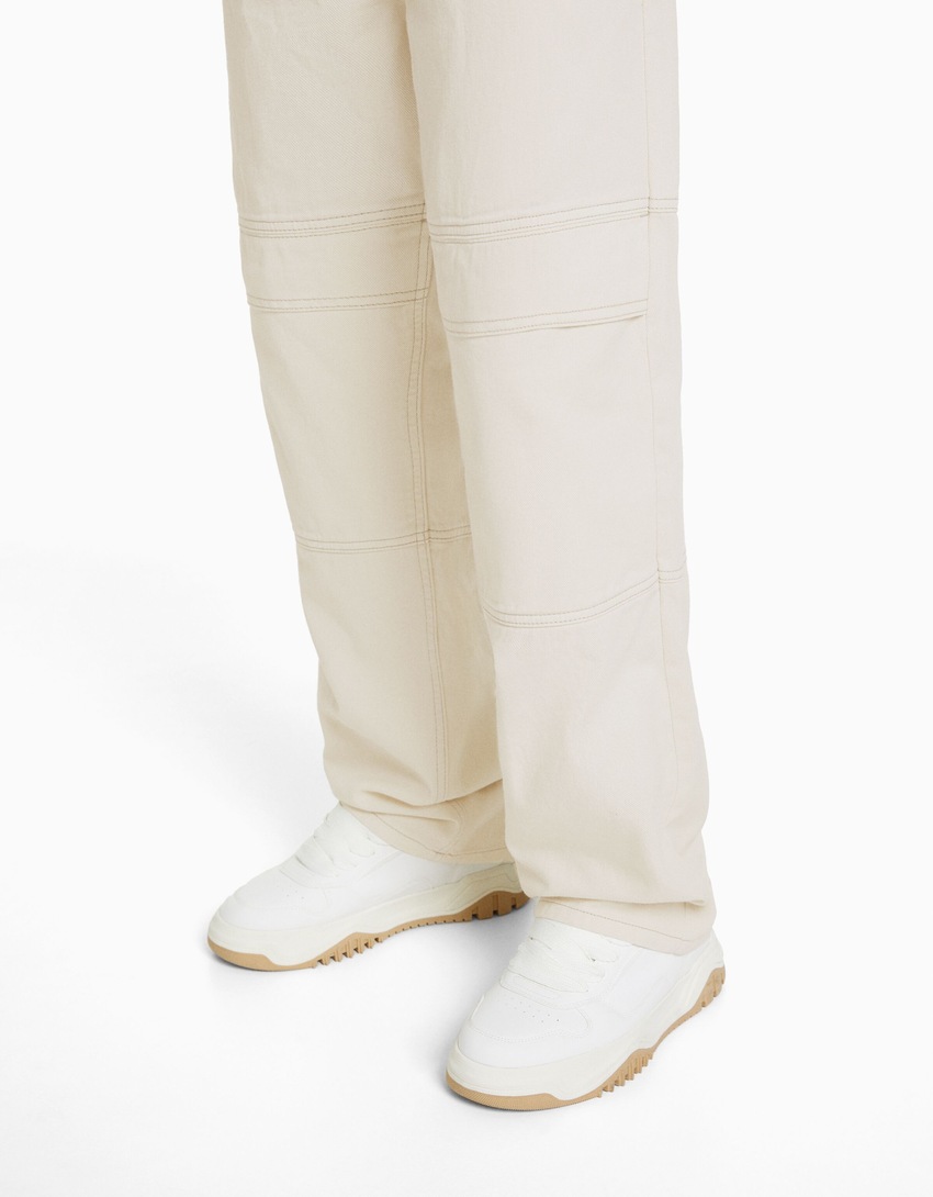 calça cargo folgada para corrida
