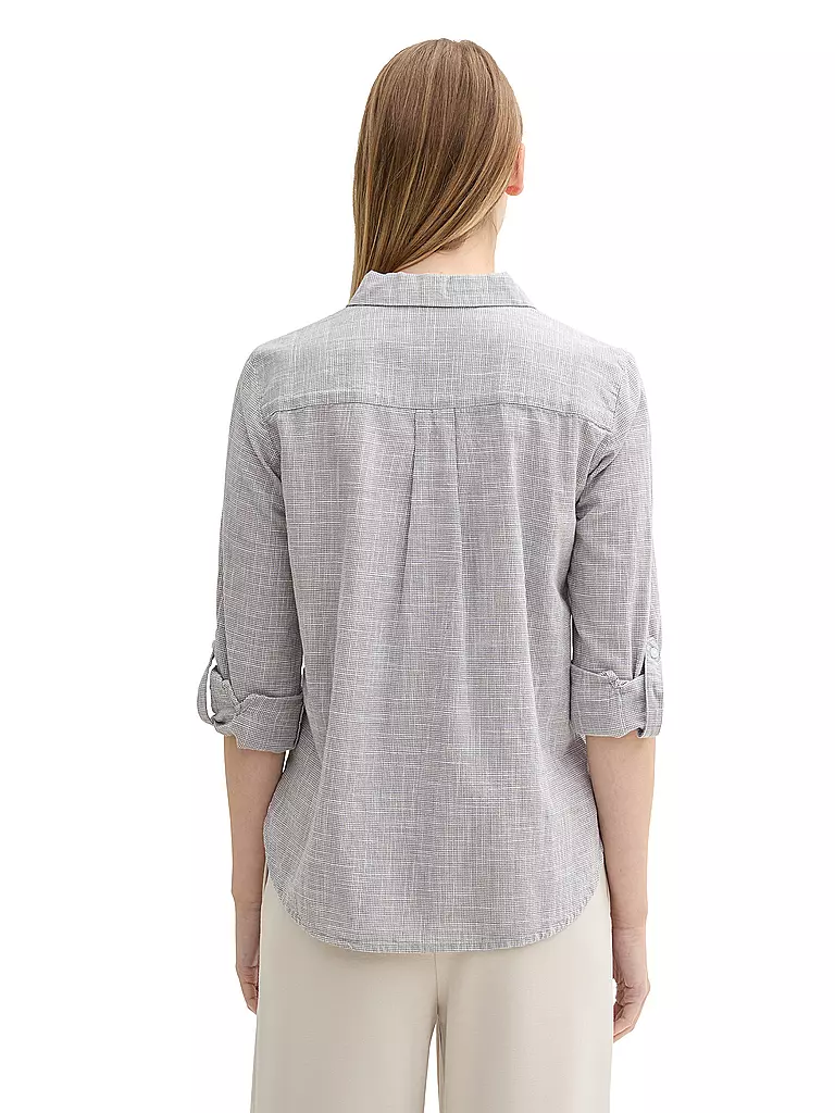 TOM TAILOR Bluse grau