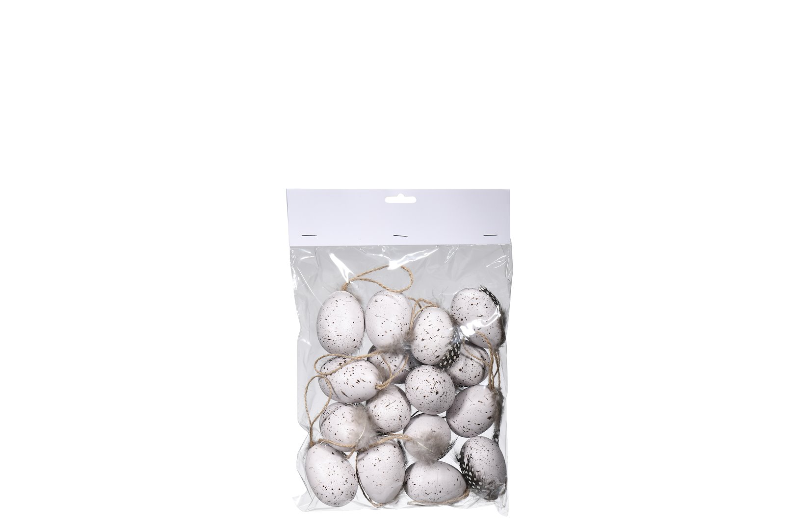 Bethany dekoregg 16pk Hvit/grå Ø4 H6 cm