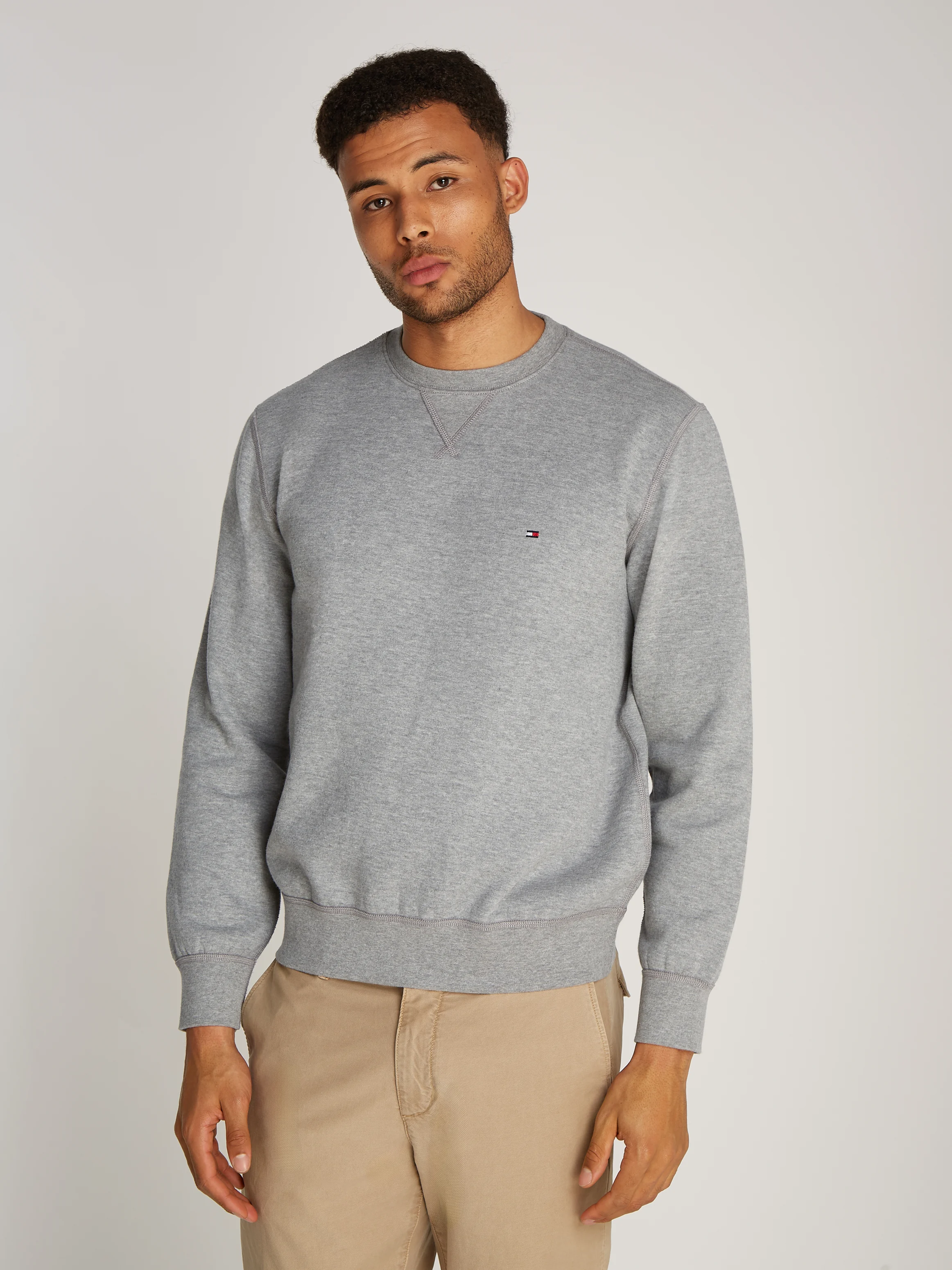 Sweat en coton mélangé | Gris