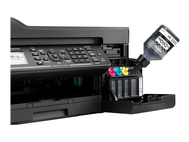 Brother MFC-T920DW - Multifunktionsprinter - farve - blækprinter - 215.9 x 355.6 mm (original) - op til 13 spm (kopiering) - op til 17 spm (udskriver) - 230 ark - 14.4 Kbps - USB 2.0, LAN, Wi-Fi(n)