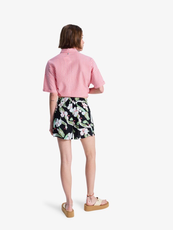 Lekeitio Bay Printed Short de plage Noir Femme