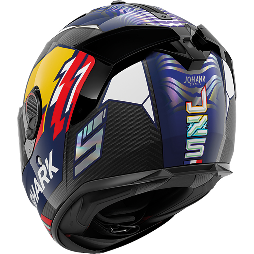 Shark - Casque Spartan GT Pro Replica Zarco Signature Carbon Navy / Carbone / Rouge / Jaune