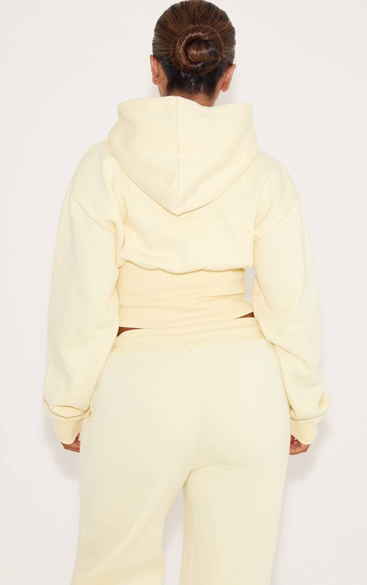 Citron Sweat À Casynthétiqueche Court Taille Froncée Shape