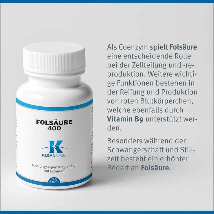 Folsäure 400 µg Kapseln, 100 St