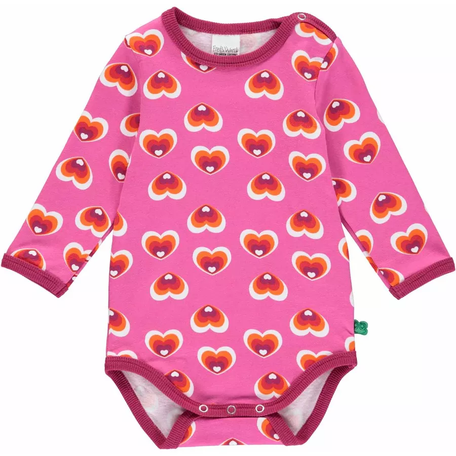 Fred's World Langarmbody Fuchsiamandarinlollipop