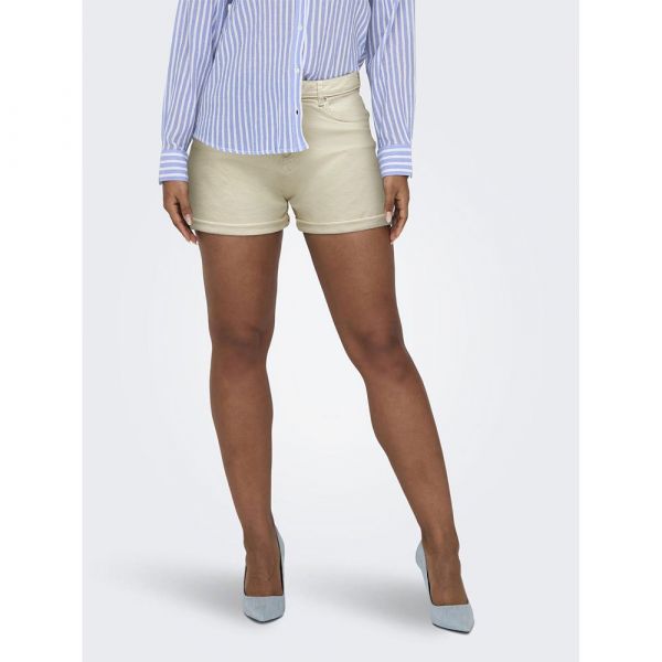Only Josephine Denim Shorts Beige XS Mulher