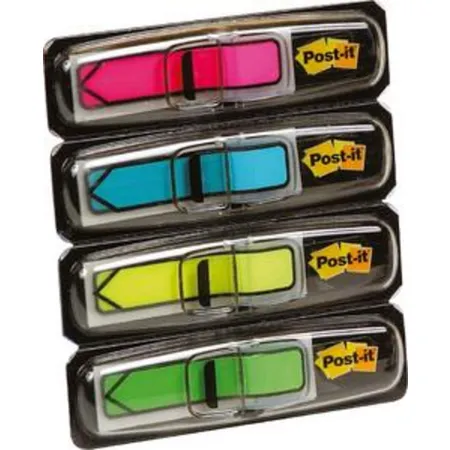 Post-it® Haftstreifen Index Pfeile,Leuchtfarben, 4 x 24 Streifen