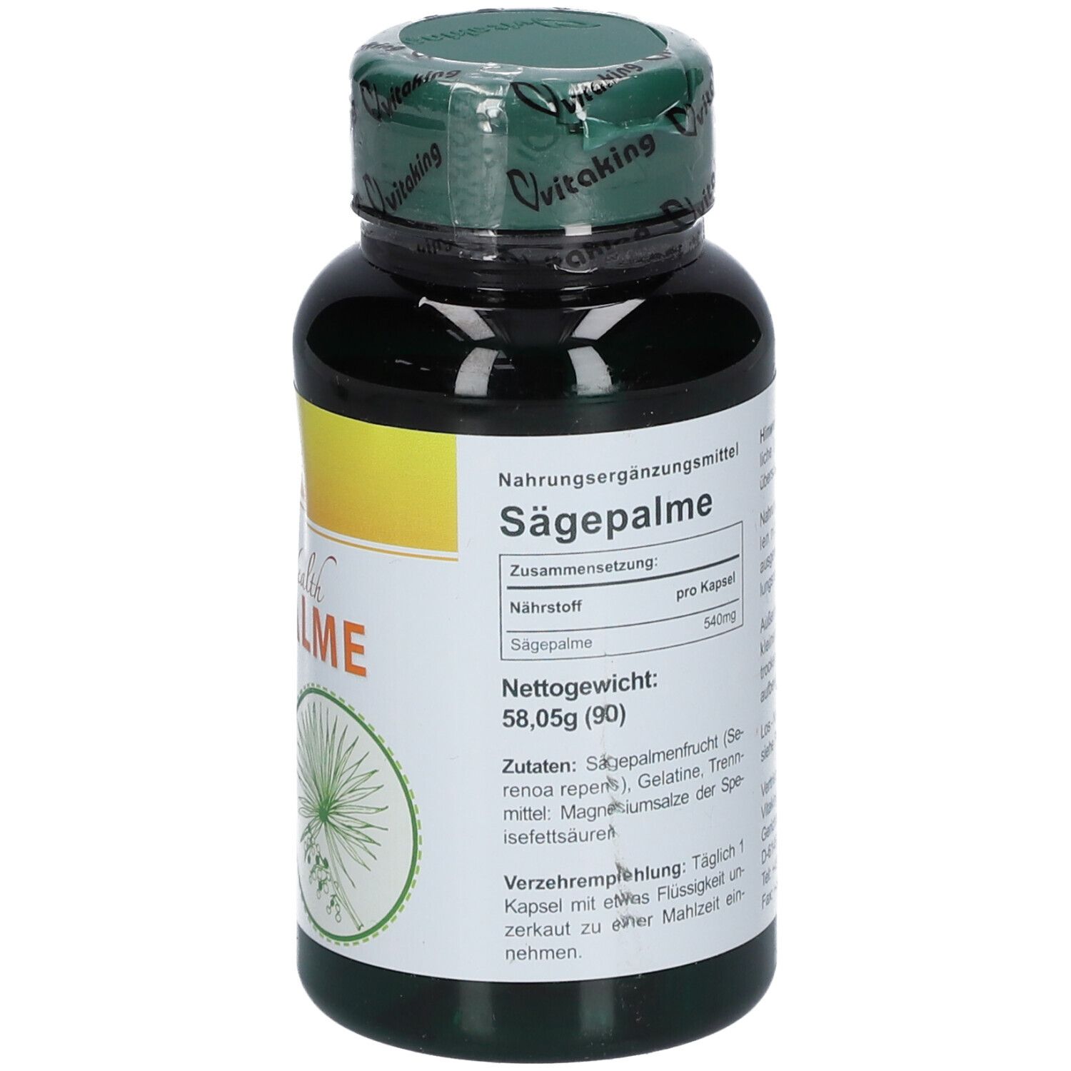 vitaking Men's Health Sägepalme 540 mg