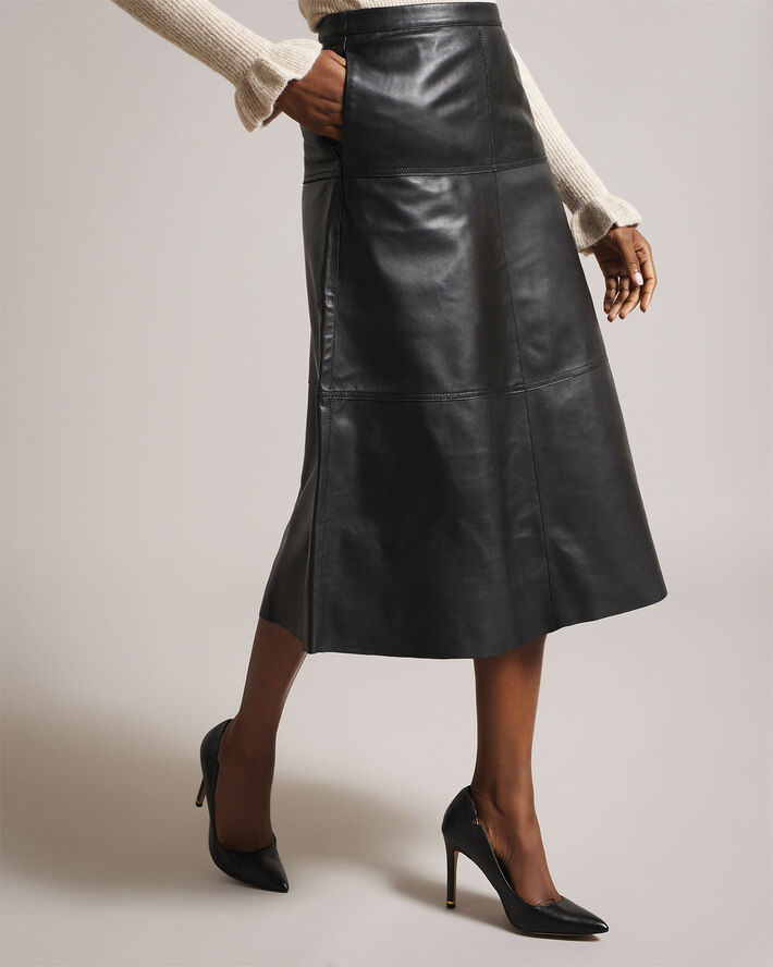 Ted Baker OAKLYNA A Line Skirt Black