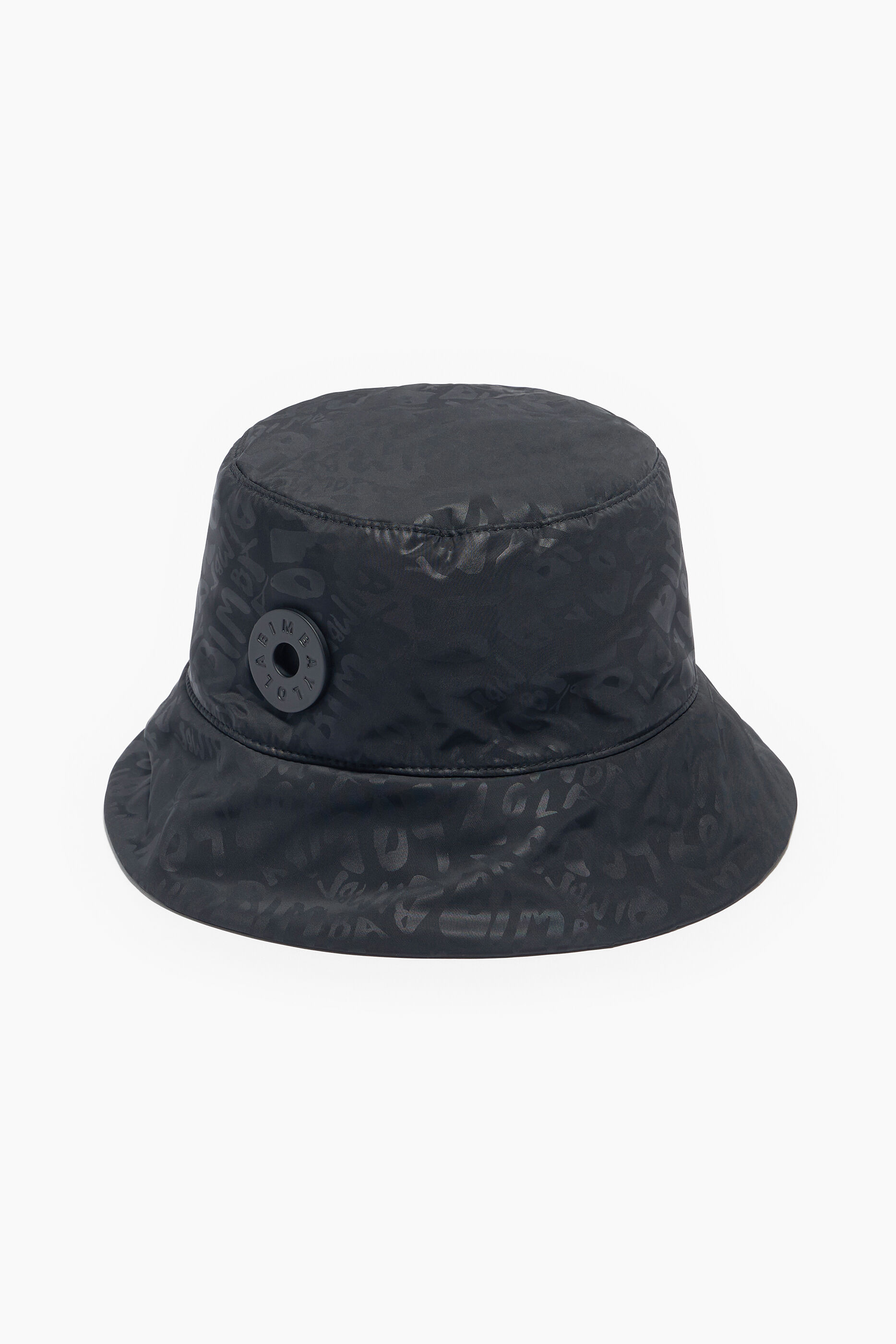 Chapéu bucket de náilon com estampa Bimba Ola preta