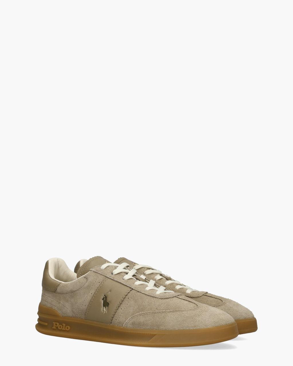 Polo Ralph Lauren Heritage Aera Taupe Herensneakers