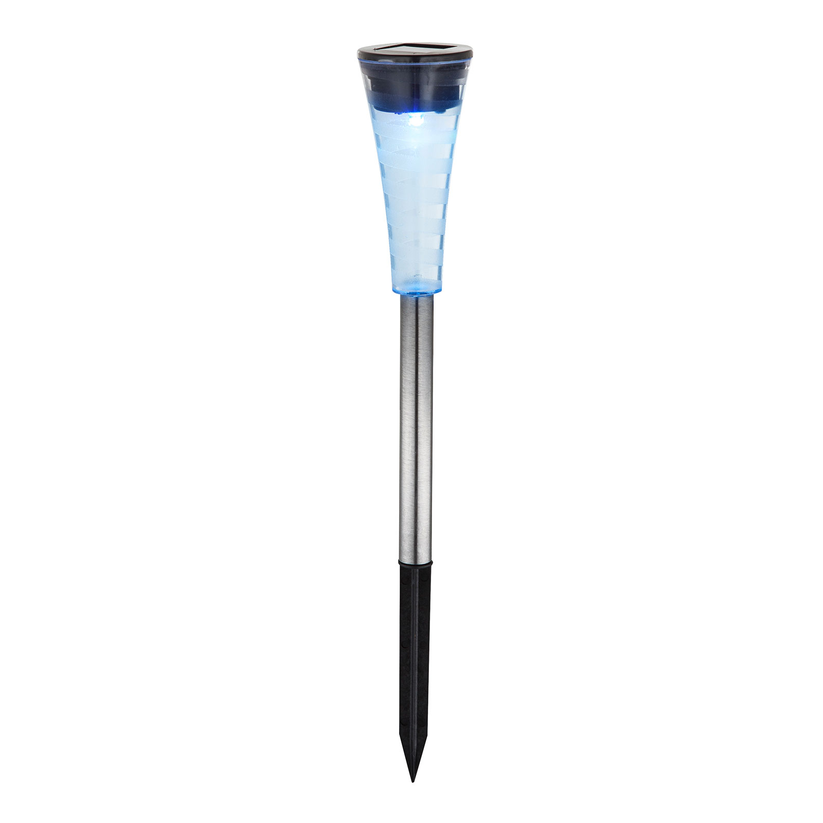 Solar-LED-RGB-Erdspieß - 5er-Set - mit Farbwechsel - 21 cm hoch