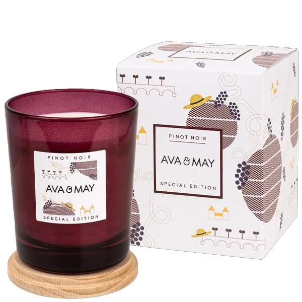 Bougie parfumée - Pinot Noir - Cassis & framboise - 180 g