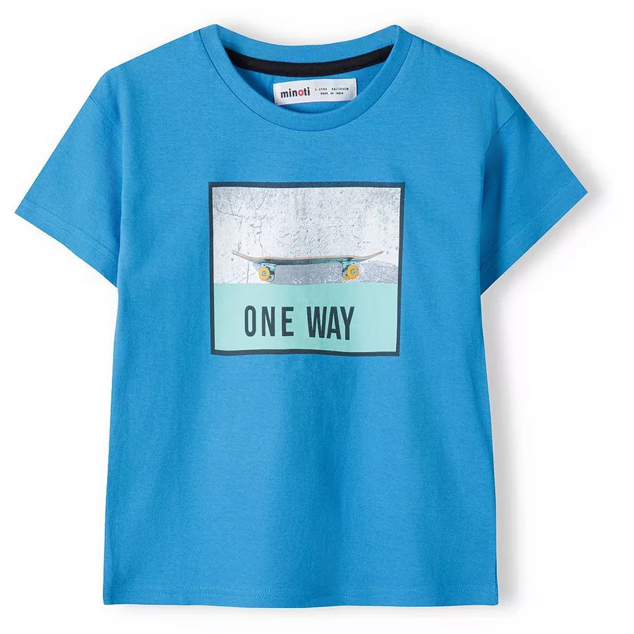 MINOTI 3er-Pack T-Shirts BlauFliederWeiß