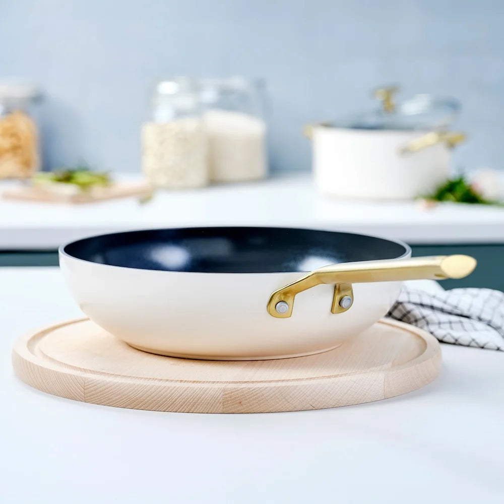 BK Sublime  Wokpan Cream White 28cm