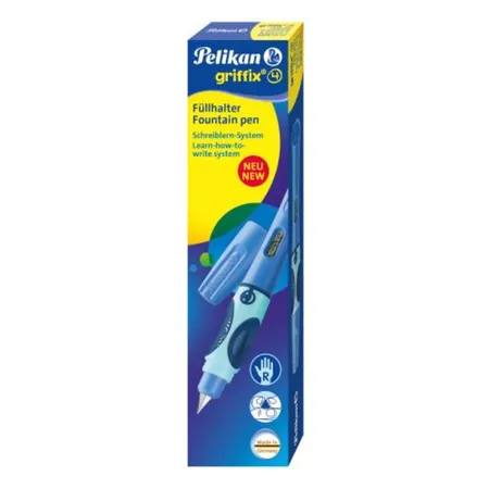 Pelikan griffix® 3Tintenschreiber, bluesea, rechts, Faltschachtel