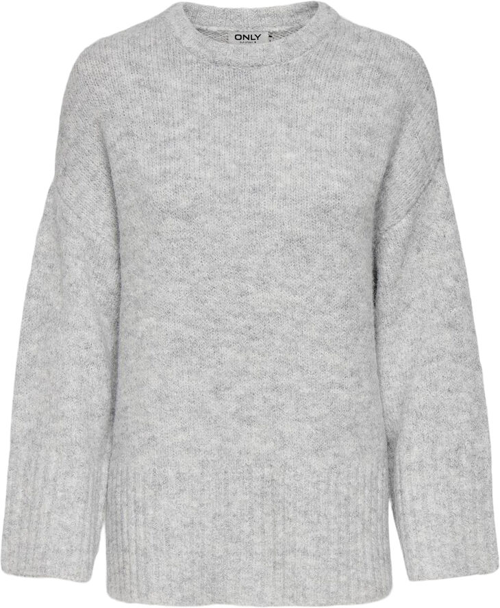 ONLY ONLMAGGIE LIFE LS LOOSE ONEK CC KNT Grå