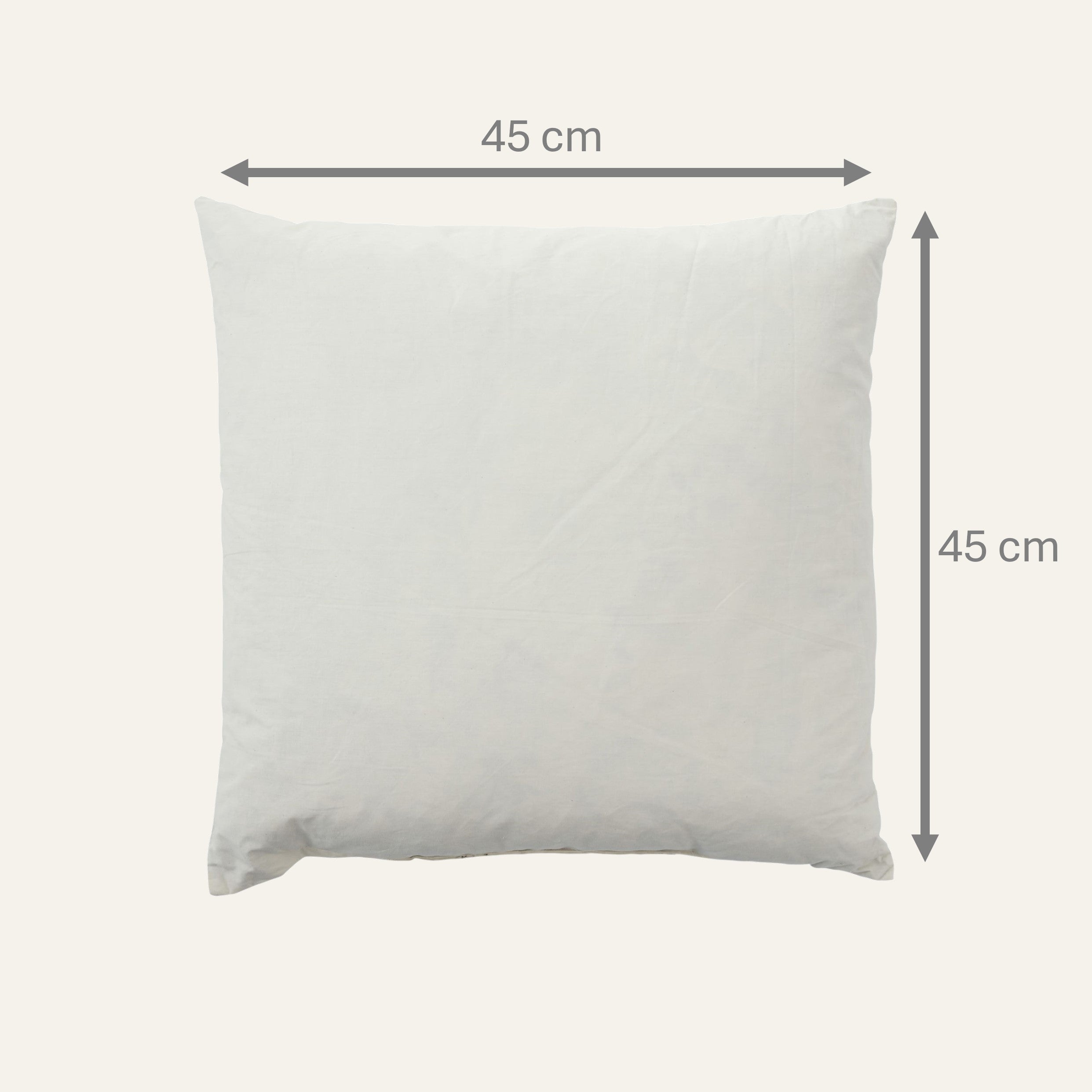 Dutch Decor binnenkussen - kussenvulling 45x45 cm - 100% veren