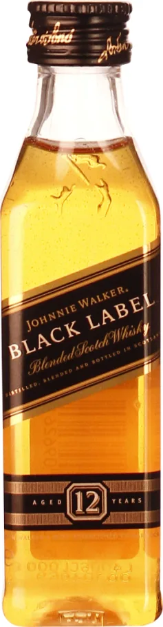 JOHNNIE WALKER BLACK LABEL MINIATUREN 12X5CL