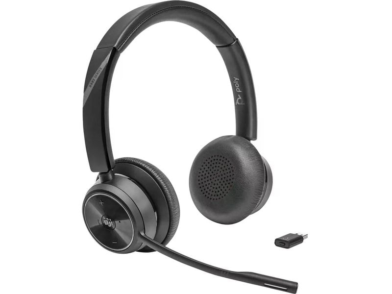 HP Headset Poly Savi 7320 MS Duo USB-Headset mit schnurloser DECT-Technologie