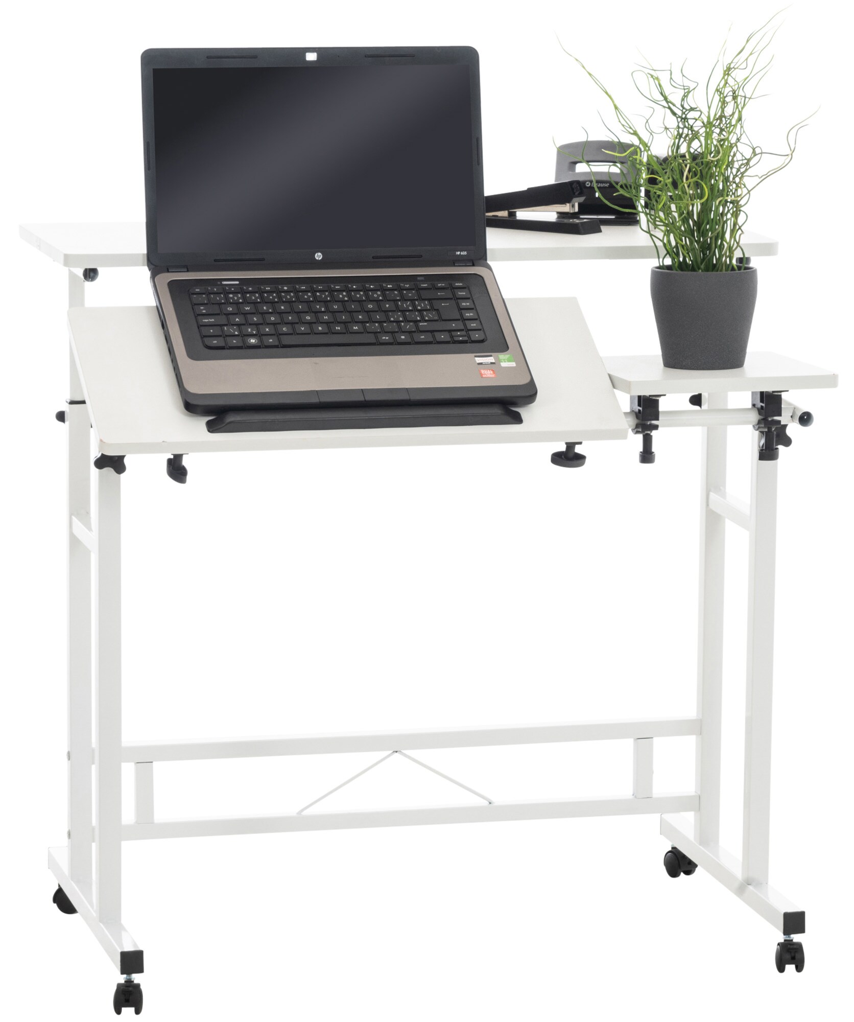 CLP Schreibtisch Telford I Neigbarer Computertisch Aus Metall I Laptoptisch Im Industrial Look