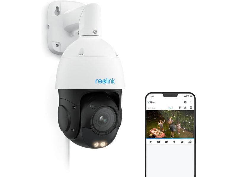 Reolink Netzwerkkamera P840 360° 4K PoE Wetterfeste 360 Grad PoE High Speed Dome Security IP Überwachungskamera